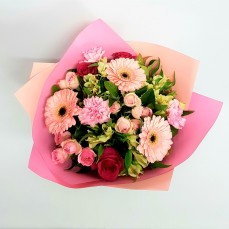 delightyfully pink bouquet